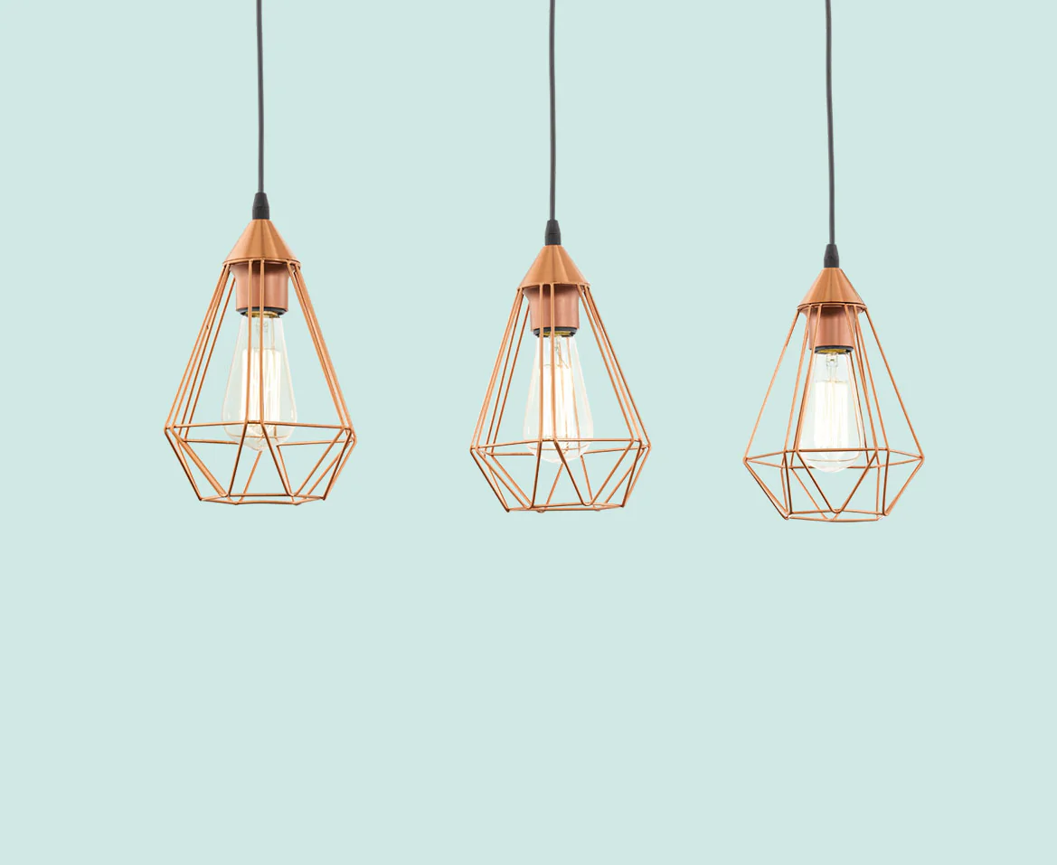 Đèn thả trần kim loại